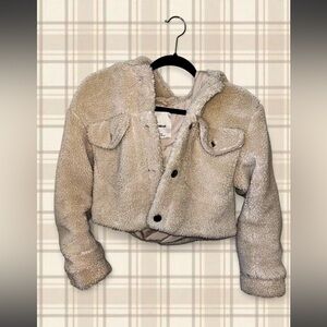 Cozy Teddy Cropped Jacket
